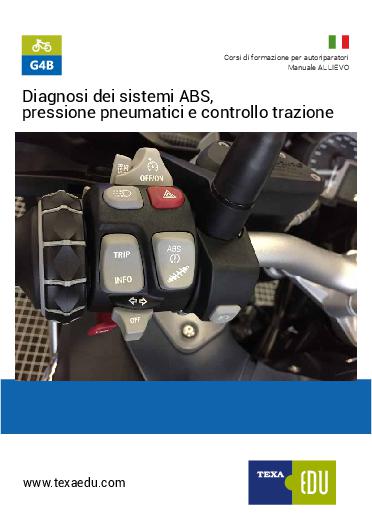 G4B: DIAGNOSI DEI SISTEMI ABS, PRESSIONE PNEUMATICI E CONTROLLO TRAZIONE