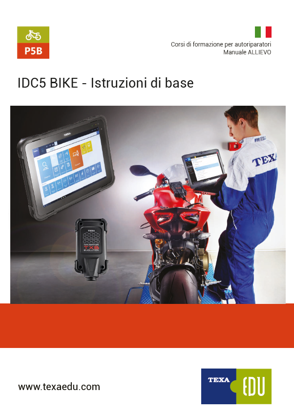 P5B: UTILIZZO DELLA DIAGNOSI E DEL SOFTWARE TEXA PER IL SETTORE BIKE