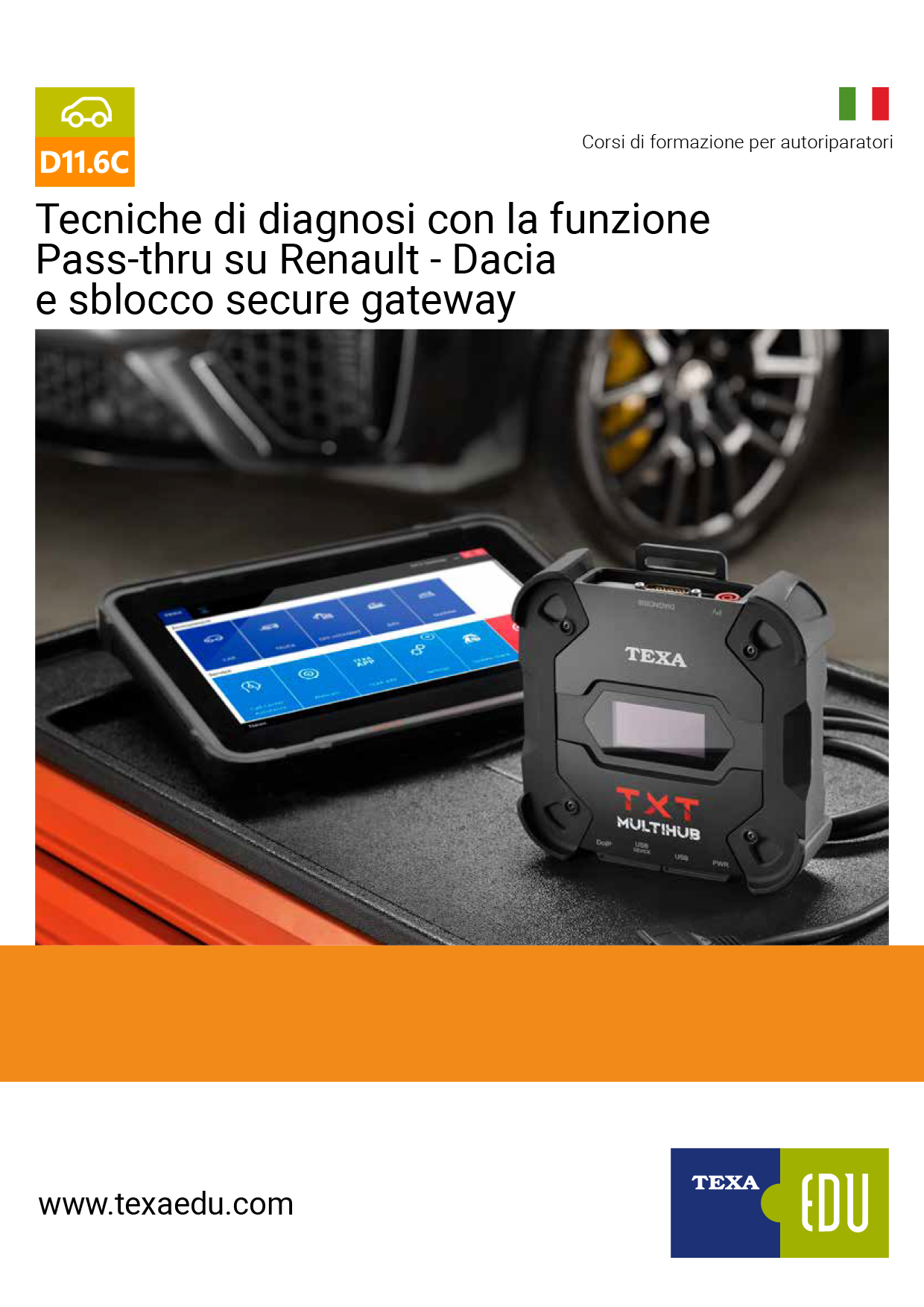 D11.6C TECNICHE DI DIAGNOSI CON LA FUNZIONE PASS-THRU SU RENAULT - DACIA e SBLOCCO SECURE GATEWAY