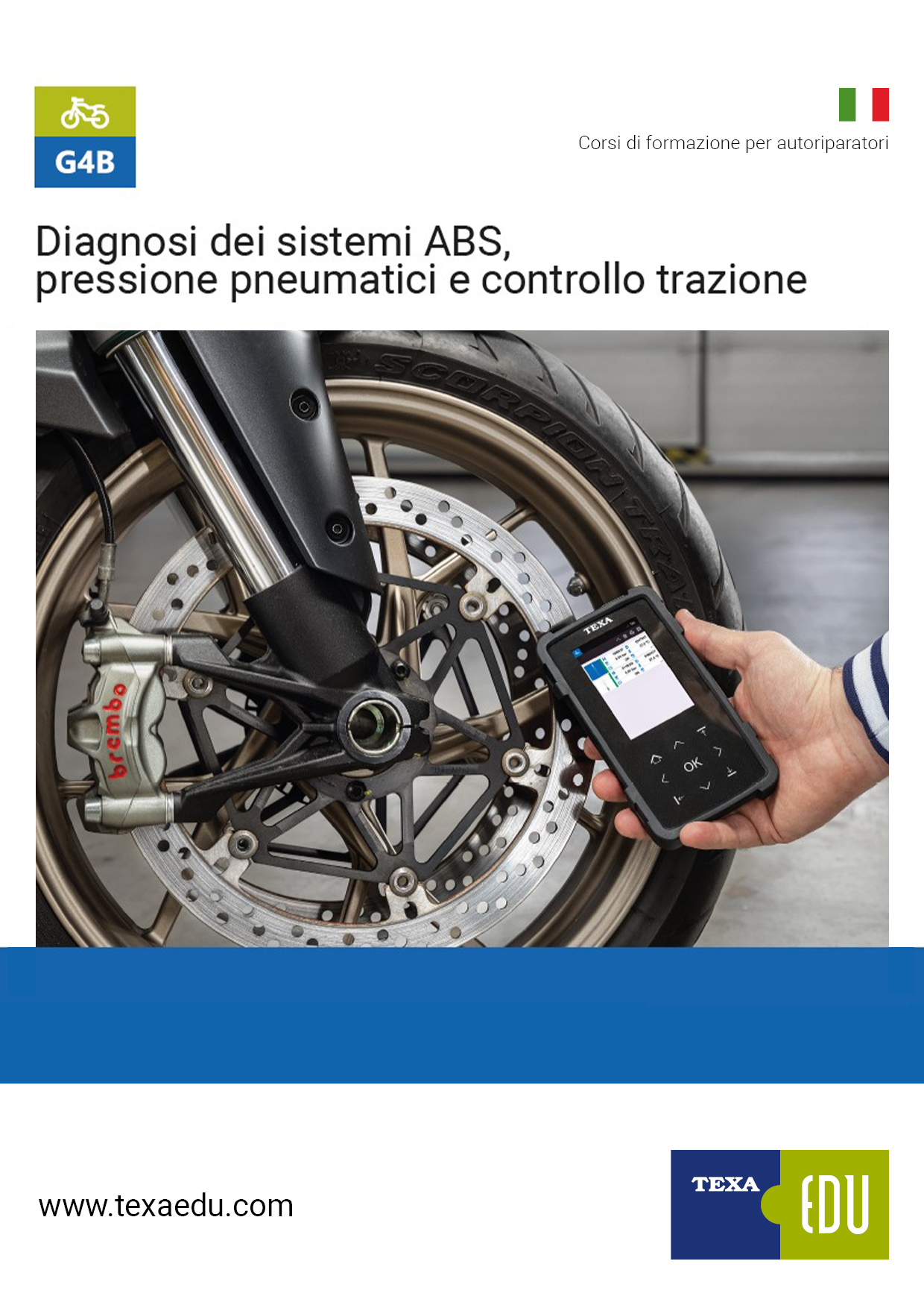 G4B: DIAGNOSI DEI SISTEMI ABS, PRESSIONE PNEUMATICI E CONTROLLO TRAZIONE