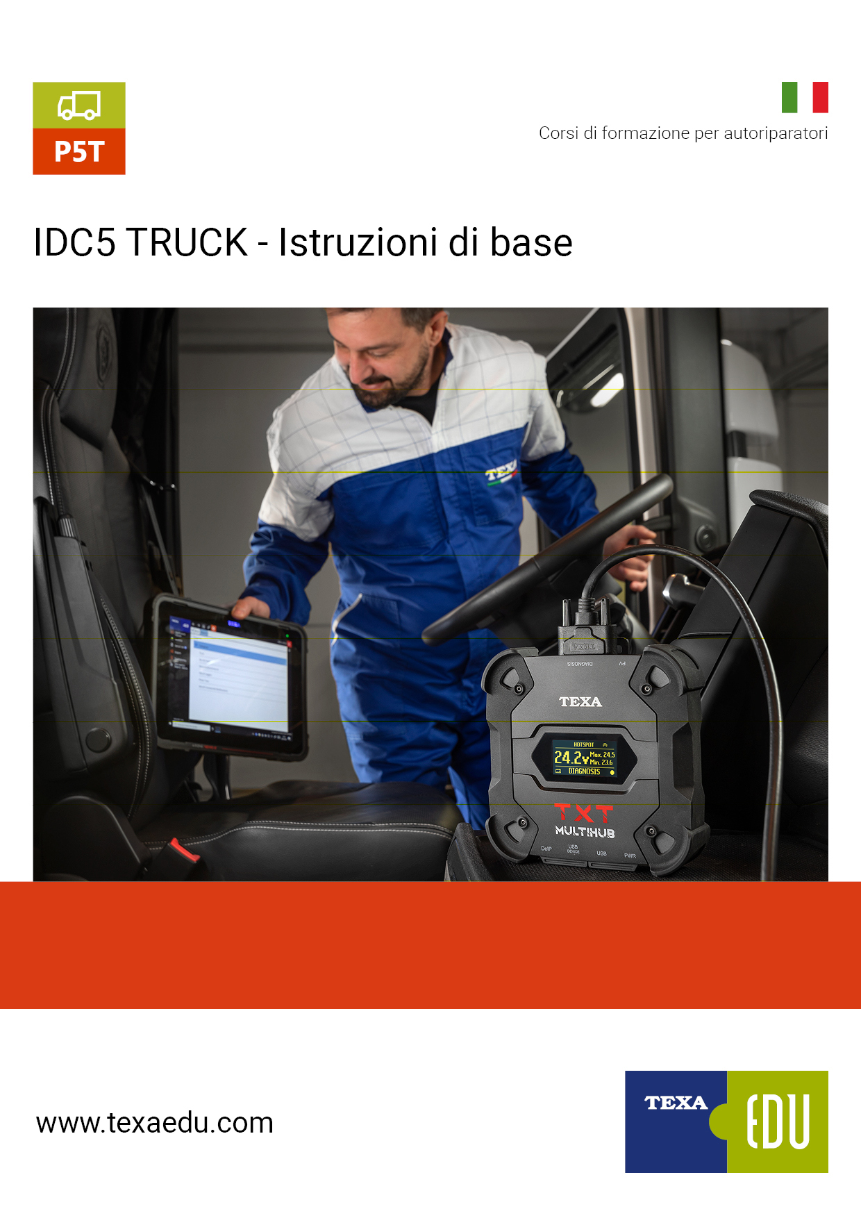 P5T: UTILIZZO DELLA DIAGNOSI E DEL SOFTWARE TEXA PER IL SETTORE TRUCK