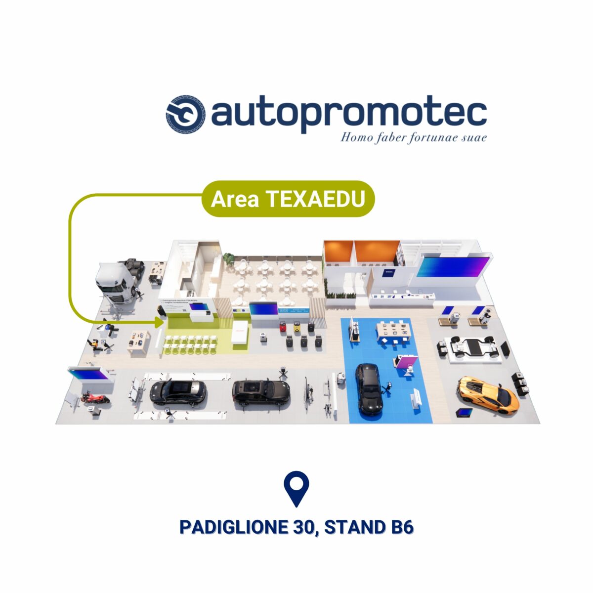 Calendario Corsi TEXAEDU Fiera Autopromtec Bologna 2025
