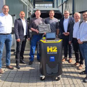 Consegna del millesimo H2 Blaster TEXA presso l’officina Auto-Klein in Germania