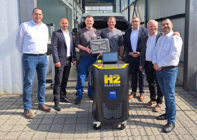Consegna del millesimo H2 Blaster TEXA presso l’officina Auto-Klein in Germania